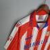 Atletico Madrid 95/96 Home Red&White Soccer Jersey